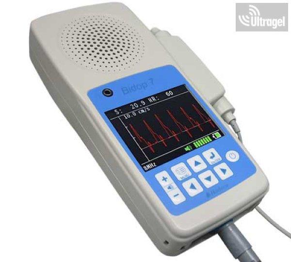 HADECO Bidop 7 - bidirekcionális minidoppler 1db vizsgálófejjel (2, 4, 5, 8
vagy 10MHz)