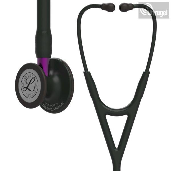 Littmann® Cardiology IV kardiológiai fonendoszkóp - 6203 FEKETE - LILA SZÁR