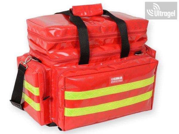 Sürgősségi táska PVC -SMART "M" 55x35x38 cm Fekete/Piros
