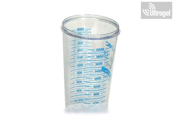 Tartály az 1 literes Flovac® egyszerhasználatos Serres zsákhoz