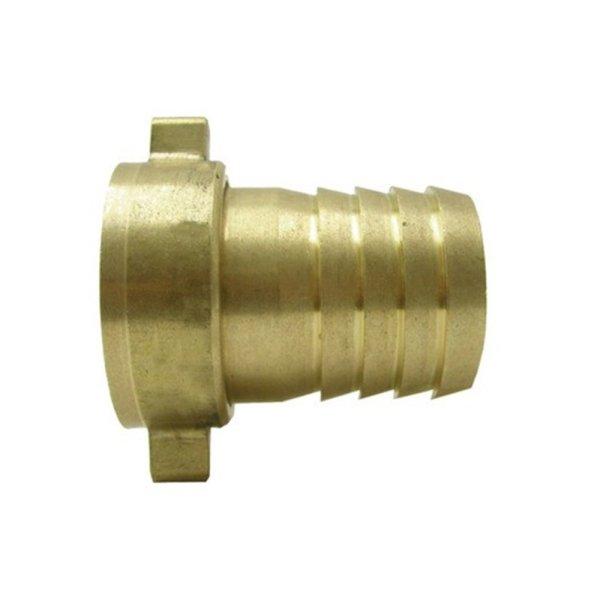 Sárgaréz tömlővég hollandi anyával 1/2" x 1/2"