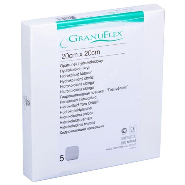 GRANUFLEX 20 X 20 CM hydrocolloid kötszer