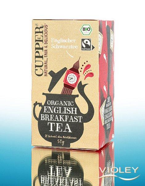 CUPPER BIO ENGLISH BREAKFAST FAIRTR.TEA