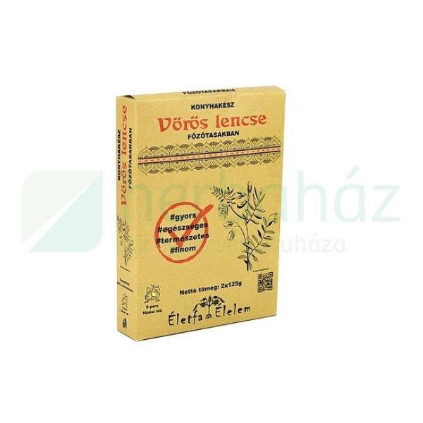 Életfa Vöröslencse Főzőtasakban 2X125G