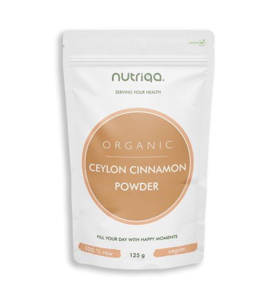 Bio Nutriqa Organic Ceyloni Fahéjpor 125G