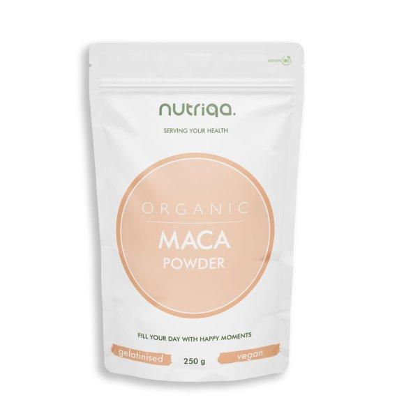 Bio Nutriqa Organic Macagyökér Por, Zselatinizált 250G