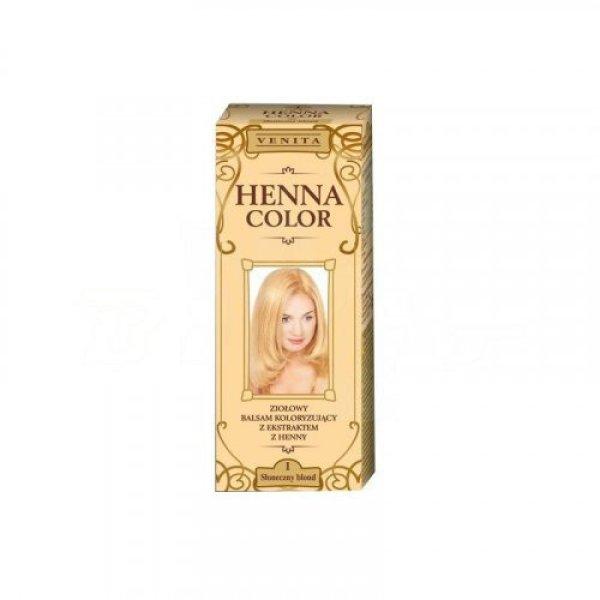 Henna Color Hajfesték 1 Napszőke 75Ml