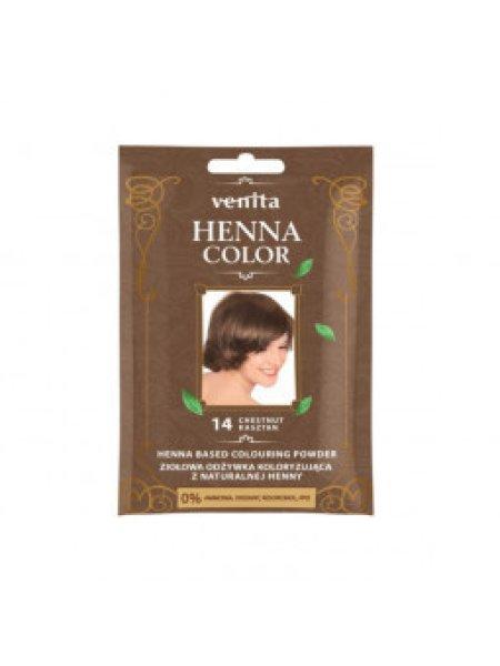 Henna Color Hajszínezőpor 14 Gesztenyebarna 25G
