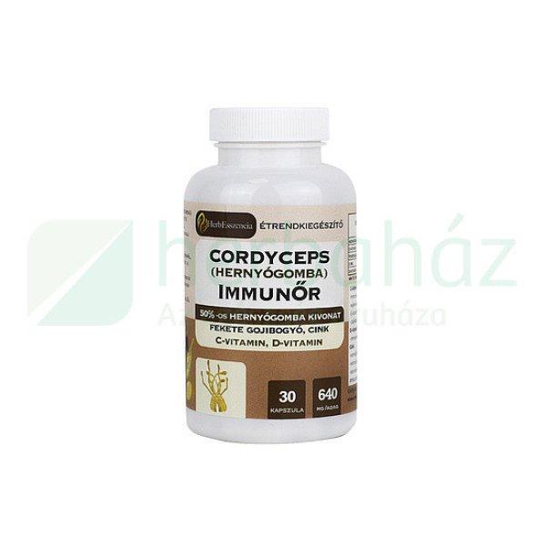Herbesszencia Cordyceps (Hernyógomba) Immunőr Étrend-Kiegészítő 30Db