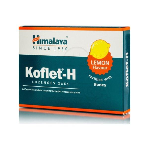 Himalaya Koflet-H Torokcukorka Gyógynövény Kivonatokkal És Mézzel Citrom
Ízesítéssel 12Db