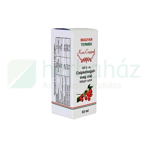 Kun Cseppek Csipkebogyó Magolaj 100% Hidegen Sajtolt 50Ml