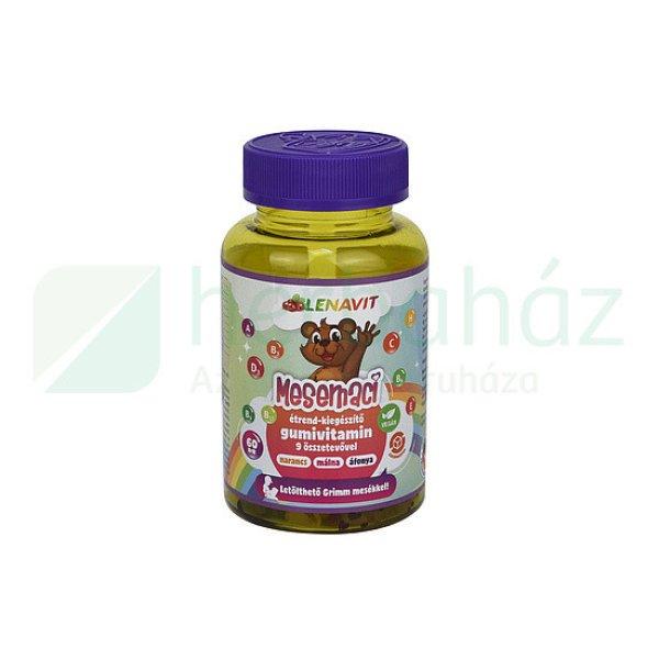 Lenavit Mesemaci Gumivitamin 9 Összetevővel Narancs-Málna-Áfonya Ízekben
60Db