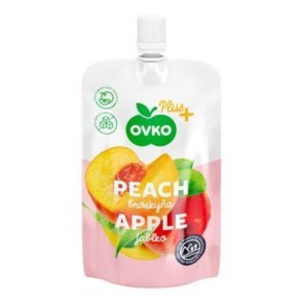 Ovko Plus Alma-Őszibarack Püré 120G