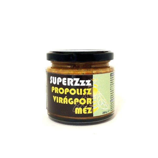 Superzzz - Propoliszos Mézkészítmény - Propolisz+Virágpor+Méz 250G