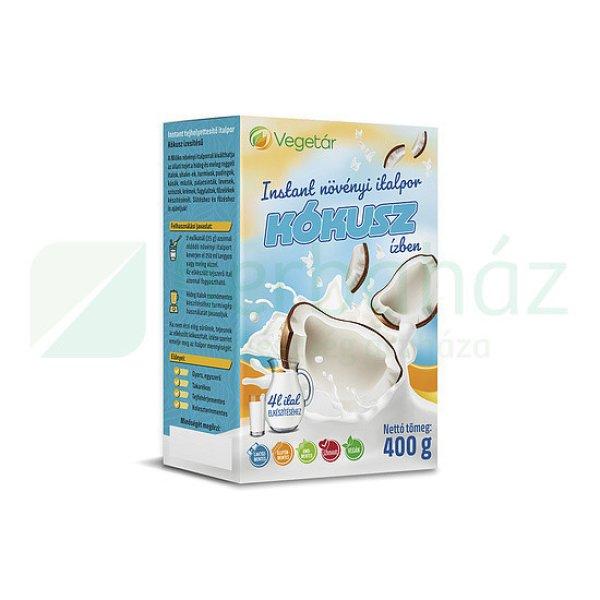 Vegetár-Növényi Italpor Kókusz Ízű 400G