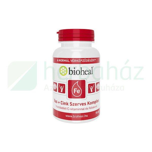 Bioheal Vas+Cink Szerves Komplex Filmtabletta 70Db