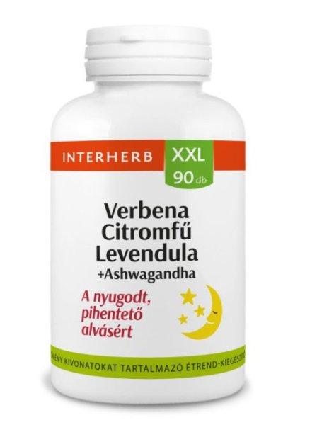 Interherb Xxl Verbena Citromfű Levendula Ashwagandha Tabletta 90Db