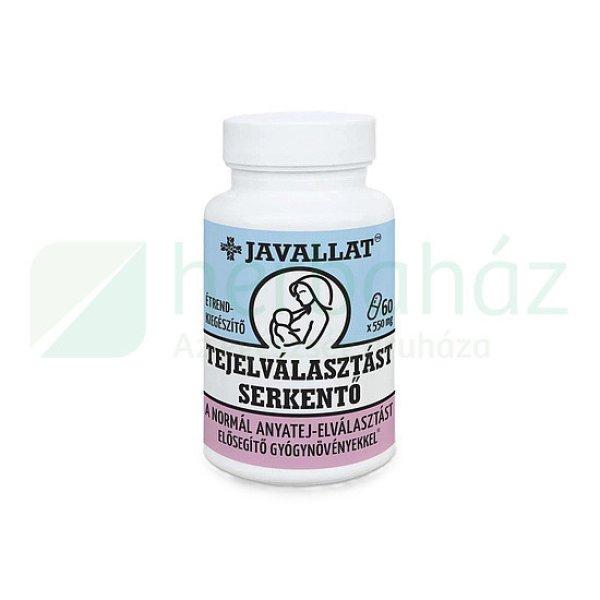 Javallat Tejelválasztást Serkentő Étrend-Kiegészítő Gyógynövényekkel
Kapszula 60Db