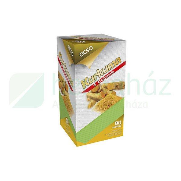 Ocso Kurkuma És C-Vitamin Étrend- Kiegészítő 90Db