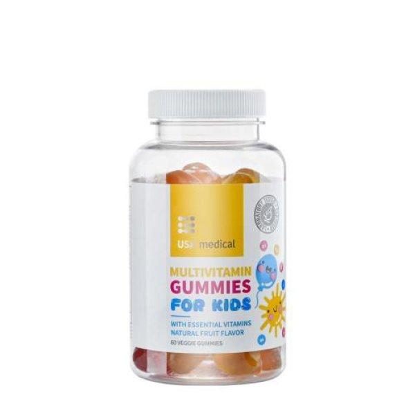 Usa Medical Multivitamin Gumipasztilla Gyerekeknek 60Db