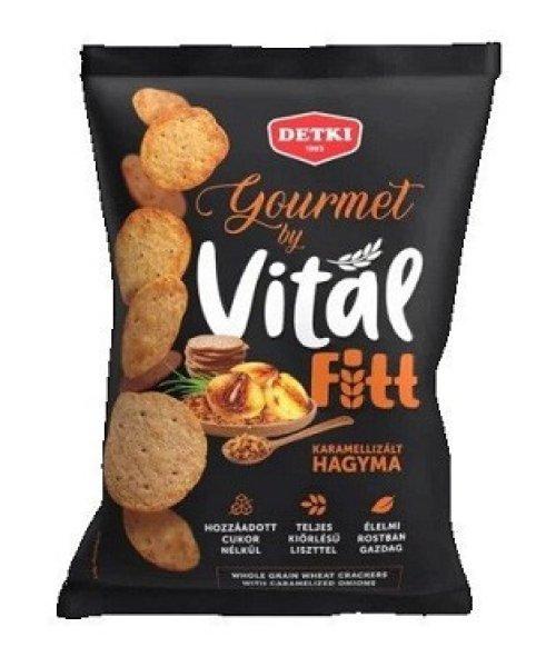 Detki Gourmet Vital Fitt Teljes Kiőrlésű Kréker Karamellizált Hagymás Hcn
100G