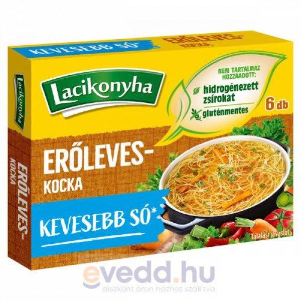 Lacikonyha Erőleveskocka Kevesebb Sóval 60G