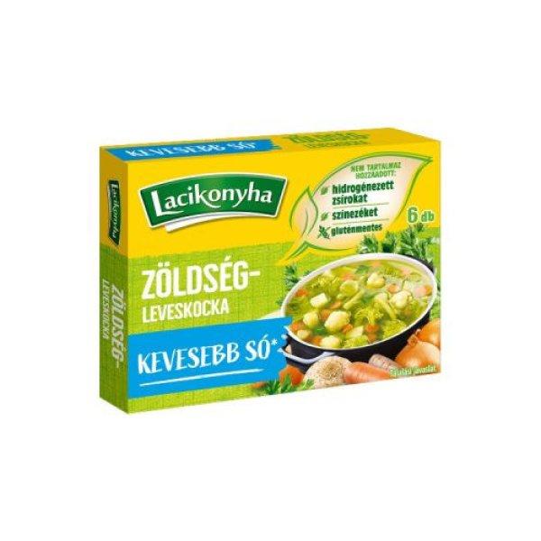 Lacikonyha Zöldségleveskocka Kevesebb Sóval 60G