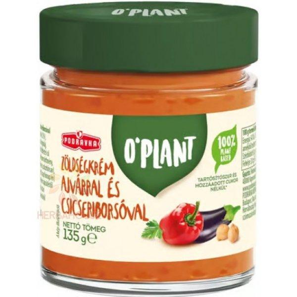 Podravka Oplant Vegan Zöldségkrém Ajvárral És Csicseriborsóval 135G