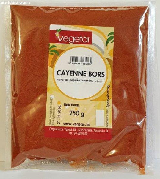 Vegetár Cayenne Bors 250G