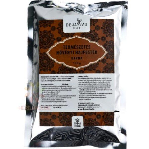 Deja Vu Világ Természetes Hajfesték - Barna 100G