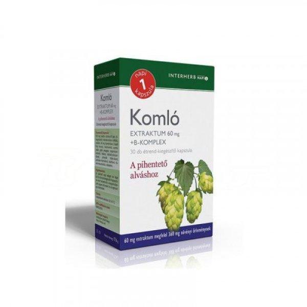 INTERHERB NAPI 1 KOMLÓ EXTRAKTUM + B-KOMPLEX KAPSZULA 30 db