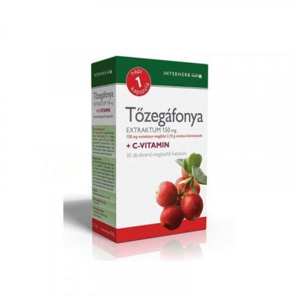 INTERHERB NAPI 1 TŐZEGÁFONYA EXTRAKTUM KAPSZULA 30 db
