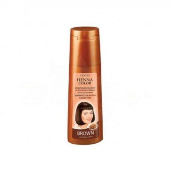 Henna Color hajsampon barna és piros árnyalatú hajra 250 ml