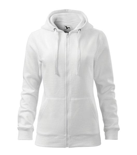 MALFINI Női felső Trendy Zipper - Fehér | XS