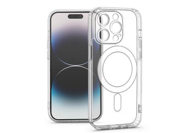 Haffner Clear Mag Cover kameravédős szilikon tok - Apple iPhone 14 Pro -
átlátszó
