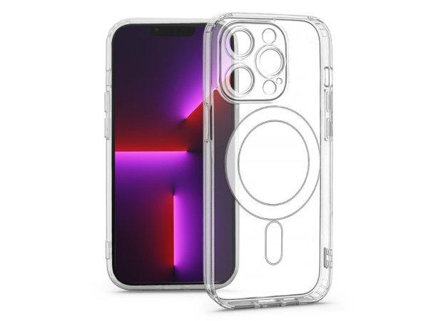 Haffner Clear Mag Cover kameravédős szilikon tok - Apple iPhone 13 Pro -
átlátszó