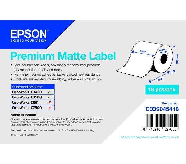 Epson S045418 eredeti címketekercs