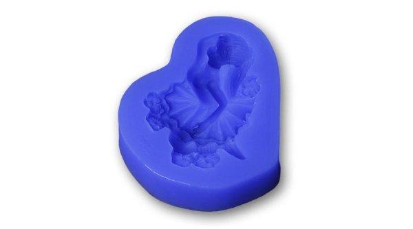Kislány szoknyában fondant szilikon forma
