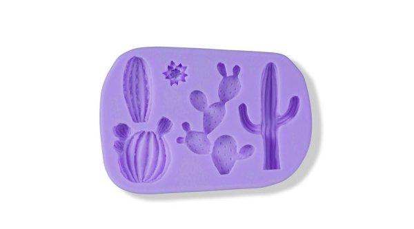 Kaktuszok szilikon fondant formázó
