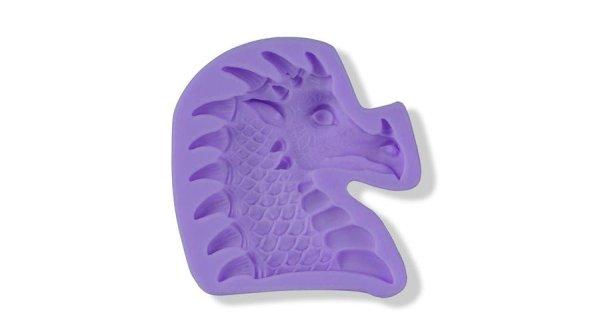 Sárkányfej szilikon fondant forma