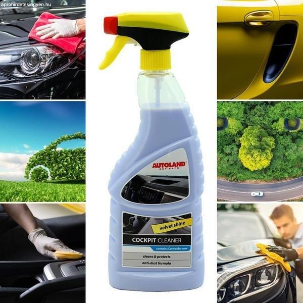 Autoland Velvet Shine – Műszerfalápoló spray, bársonyfényű – 750 ml
am01205