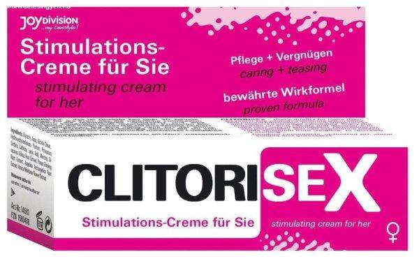 CLITORISEX - Vágykeltő krém nőknek 40 ml