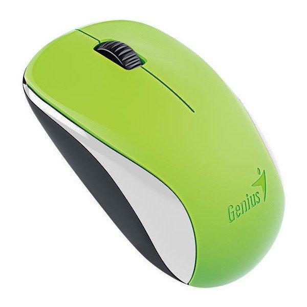 Genius Egér - NX-7000 (Vezeték nélküli, USB, 3 gomb, 1200 DPI, BlueEye,
zöld)