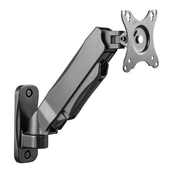 Stell SOS 1810 13"-32" VESA 100x100 Single egykaros gázdugattyús
fali monitor tartó konzol