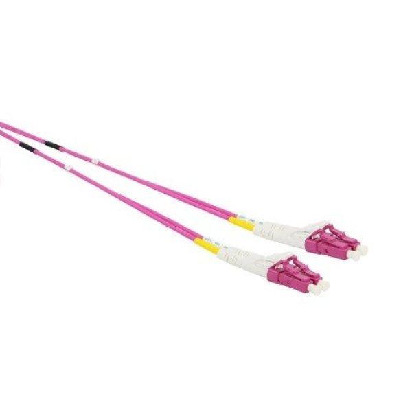 Excel OM4 2M LC-LC duplex patch kábel 50/125-VIOLET