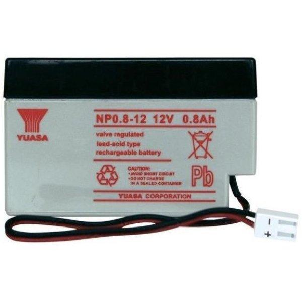 12V 0,8 Ah YUASA akkumulátor
