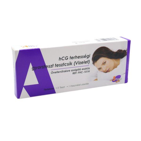 AllTest normál érzékenységű terhességi teszt (5db, 25mIU/ml)