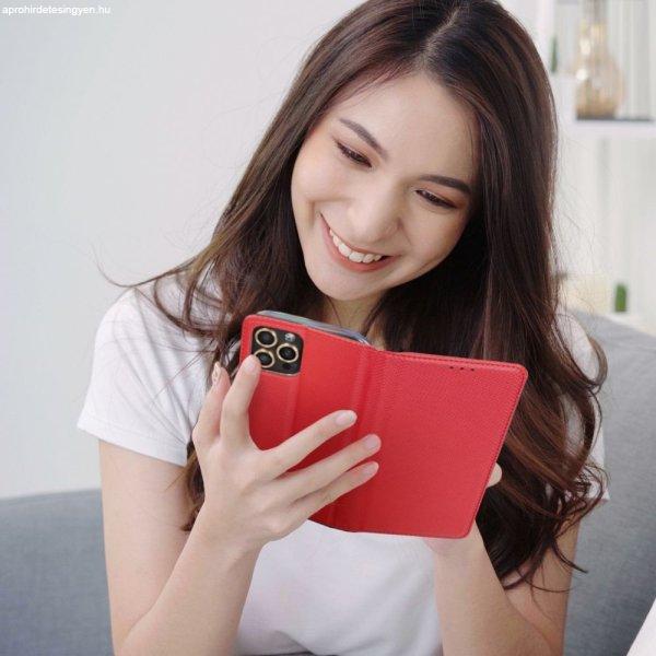 SMART CASE könyvtok Honor X8c - piros