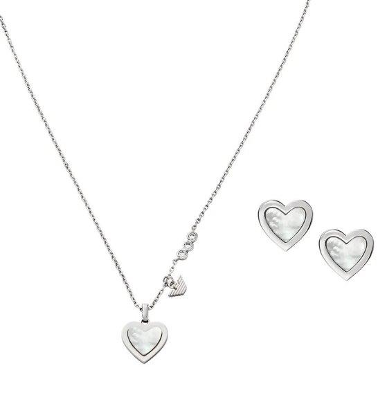 Emporio Armani Eredeti gyöngy ékszer szett EGS3228SET (nyaklánc, fülbevaló)