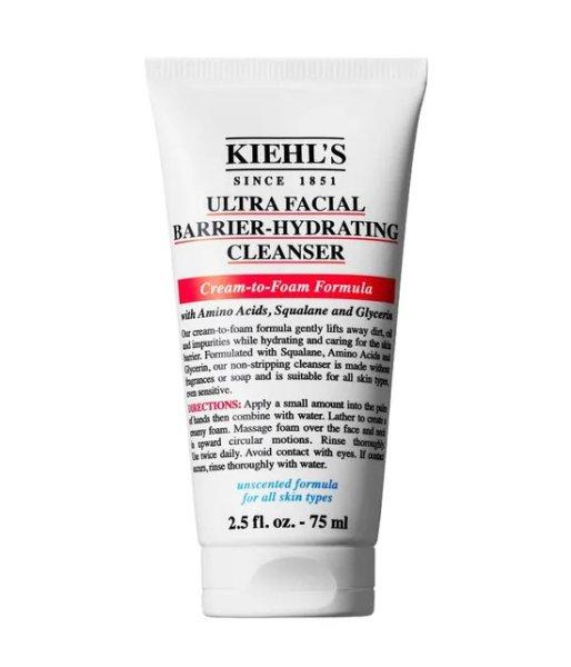 Kiehl's Hidratáló tisztító krém (Ultra Facial Barrier-Hydrating
Cleanser) 75 ml